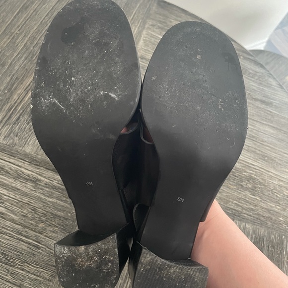 90’s Retro Black block heel - Picture 4 of 4